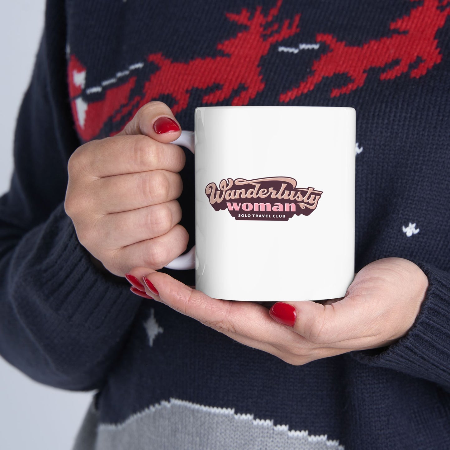 Wanderlusty Woman Mug