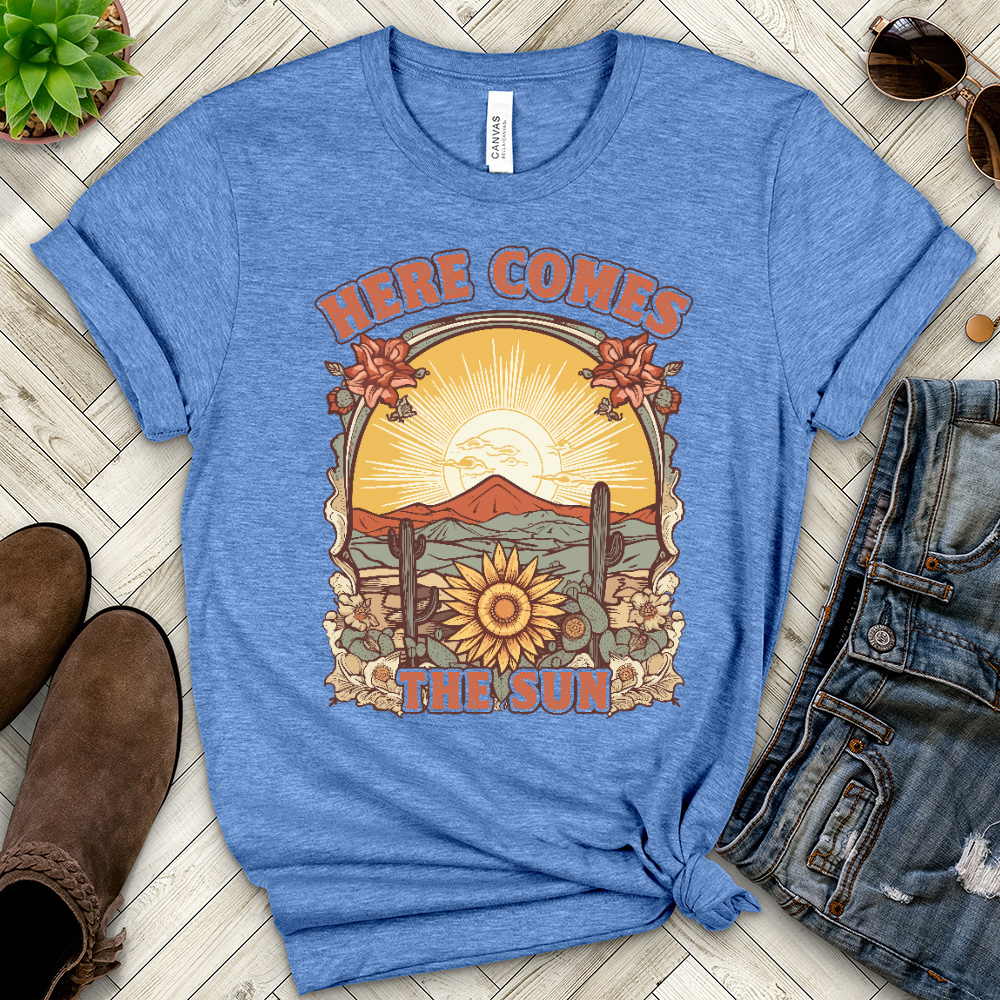 Copy of Here Comes the Sun Heathered Tee