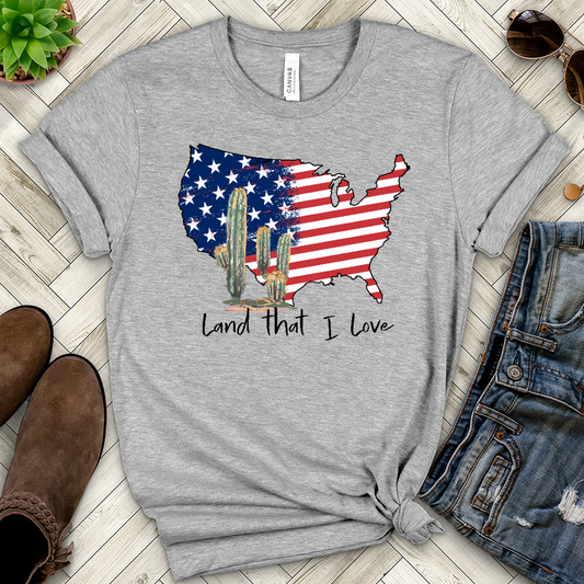 Land that I Love Heathered Tee