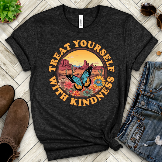 Treat Yourself With Kindness Heathered Tee