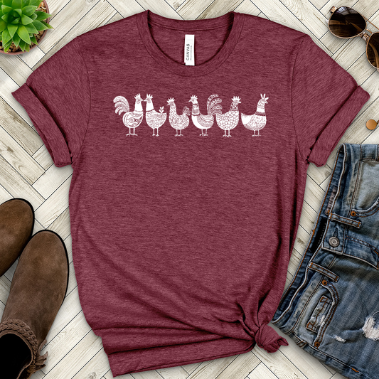 Chickens Heathered Tee