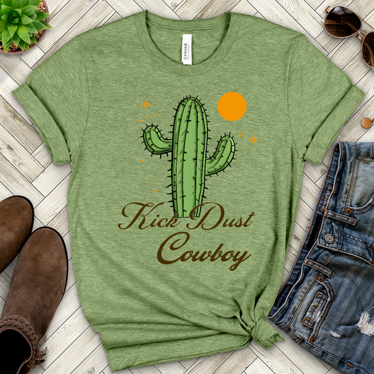 Kick Dust Cowboy Heathered Tee